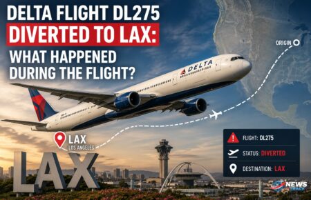 delta flight dl275 diverted lax