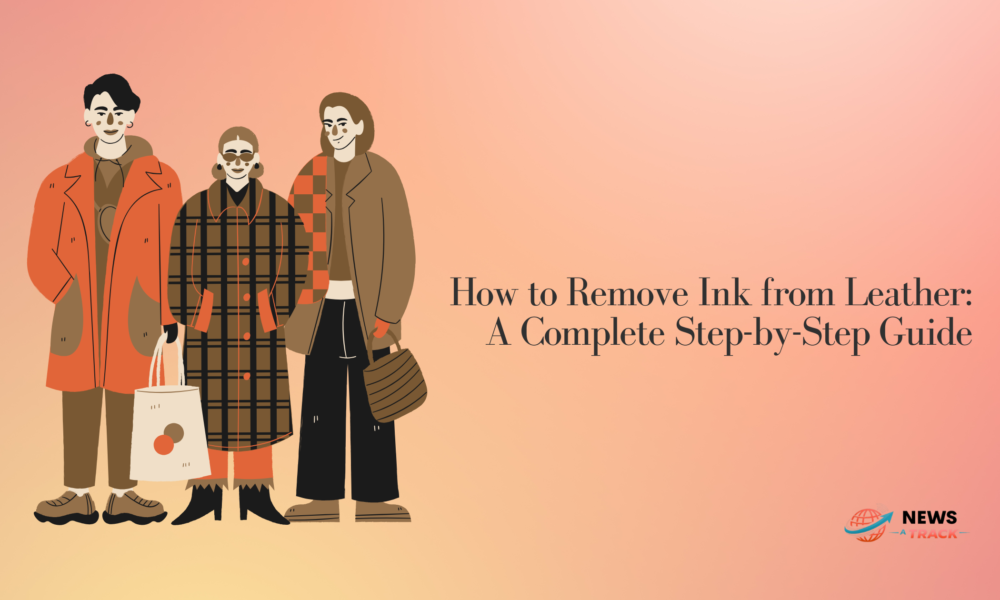 how to remove ink from leather​